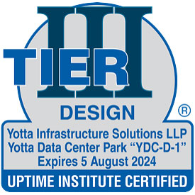 Yotta Data Center Park YDC-D-1 Data Center Tier Certification Yotta Data Center Park YDC-D-1 Data Center Tier Certification